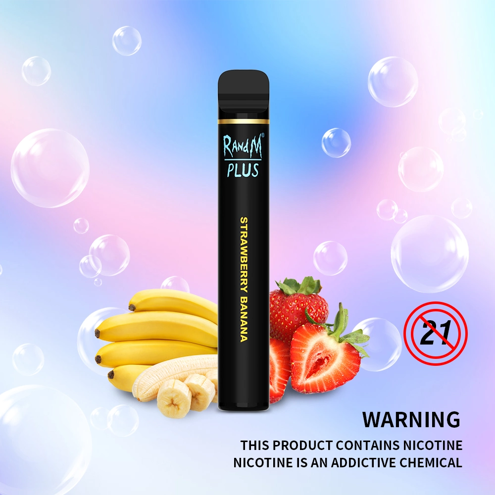 2023 Pen Vape desechables Mini Bar Randm 800 Puff Cigarrillo Electrónico Desechable pasado Tpd