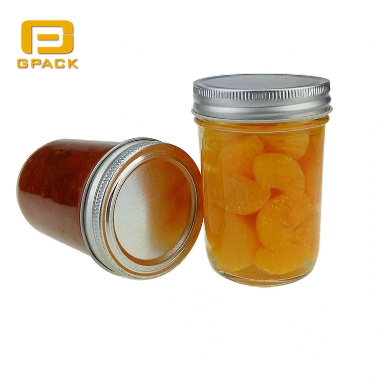 Wholesale/Supplier Orange Glass Jar Airtight Storage Containers Beige Target Mason Jars Wide Mouth Mason Jars Pantry Storage Disposable Food Containers Jar Factory