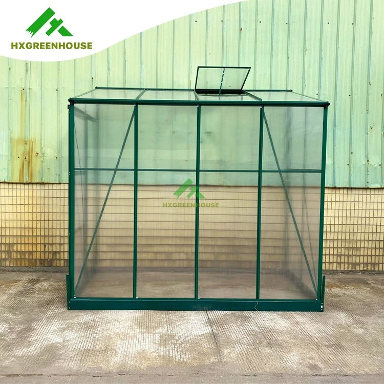 Prefab Foldable Mobile Polycarbonate Garden Mini Greenhouse Hx65128g-1