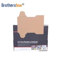 Customized Printed Art Paper Cardboard Retail Top Counter Display Box Carton