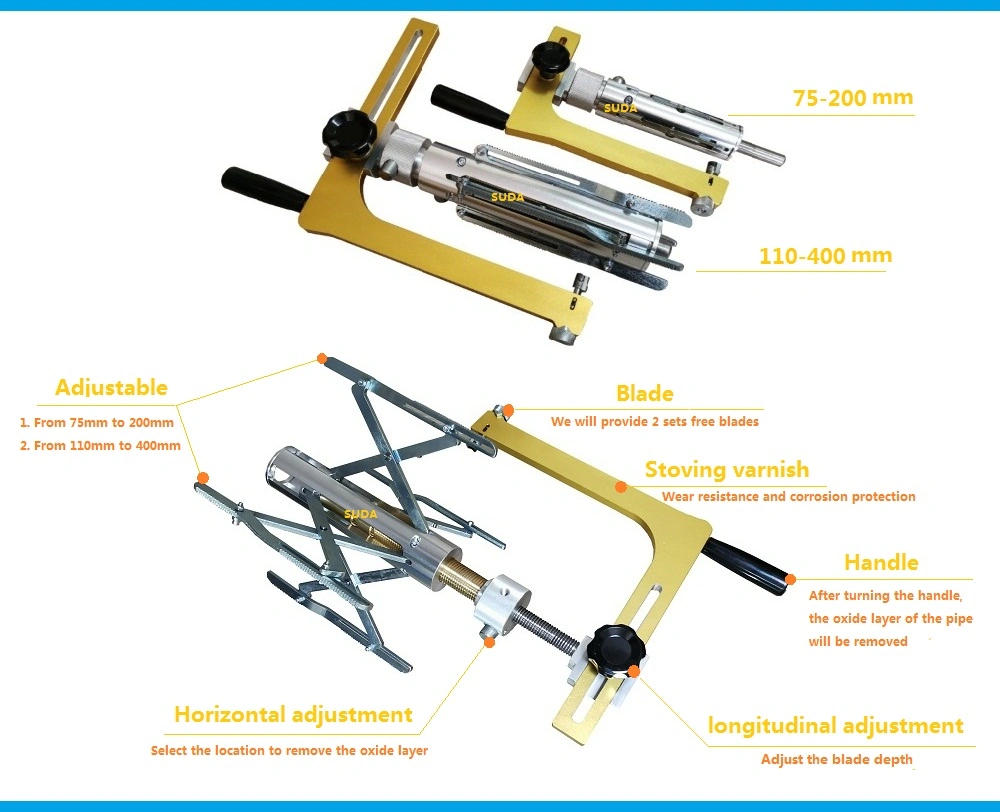 Sps200 Poly Pipe Scraper Tool/Removal of Oxide/Scraper Tool