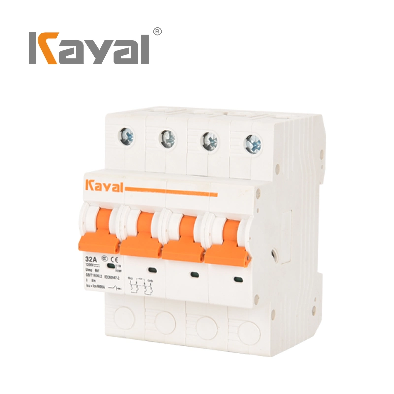 Kayal Mini MCB Switch Manufacturers 30A 3p MCB Short Circuit Breaker for Sale