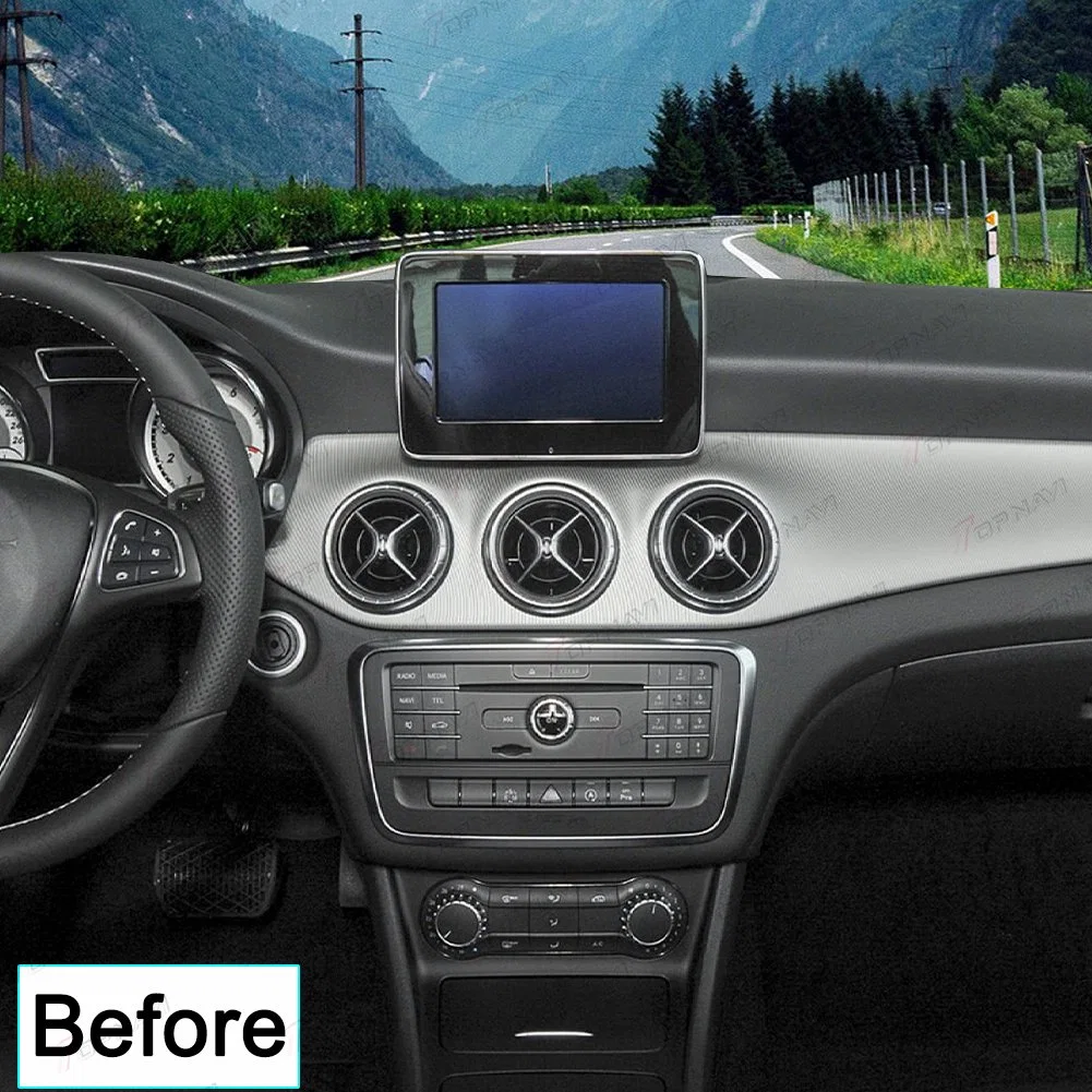 Lecteur radio de navigation GPS de voiture 10.25 pouces pour Benz Gla 2016-2019