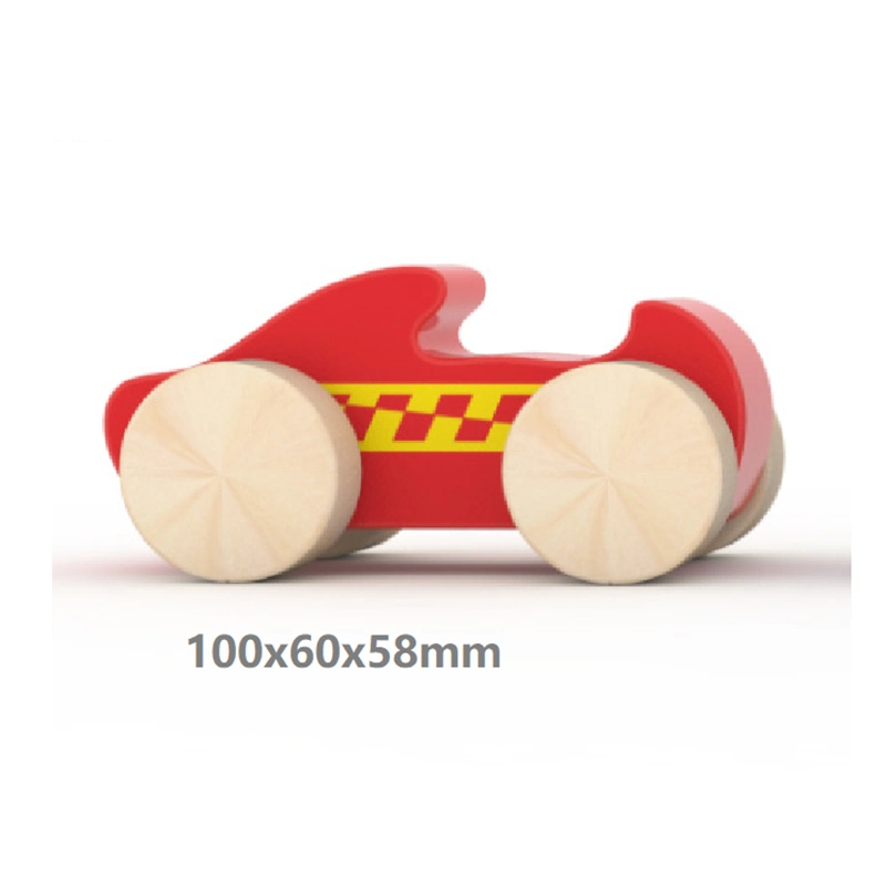 Wooden Toys Wooden Little Cars Preschool Vehicle for Kids