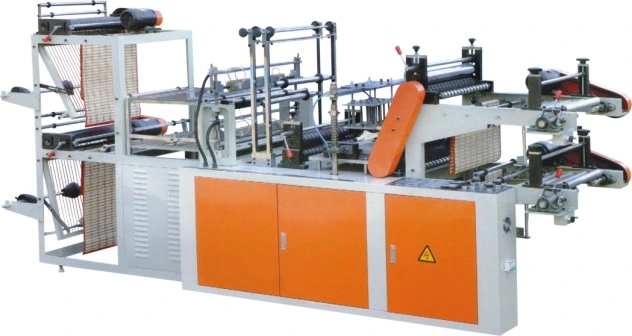 Computer Control High Speed Vest Rolling Bag Making Machine Double Layer