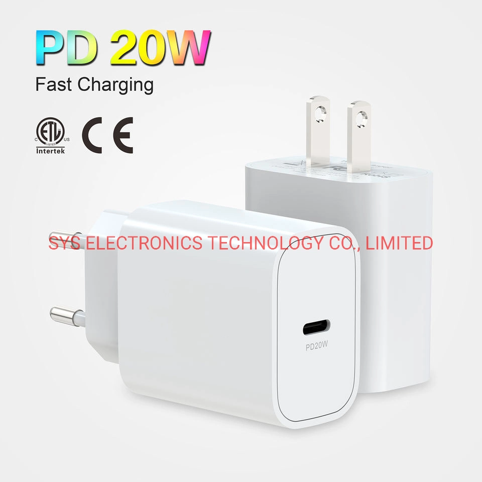 Commerce de gros PD 20W Chargeur universel Téléphone pour iPhone Apple