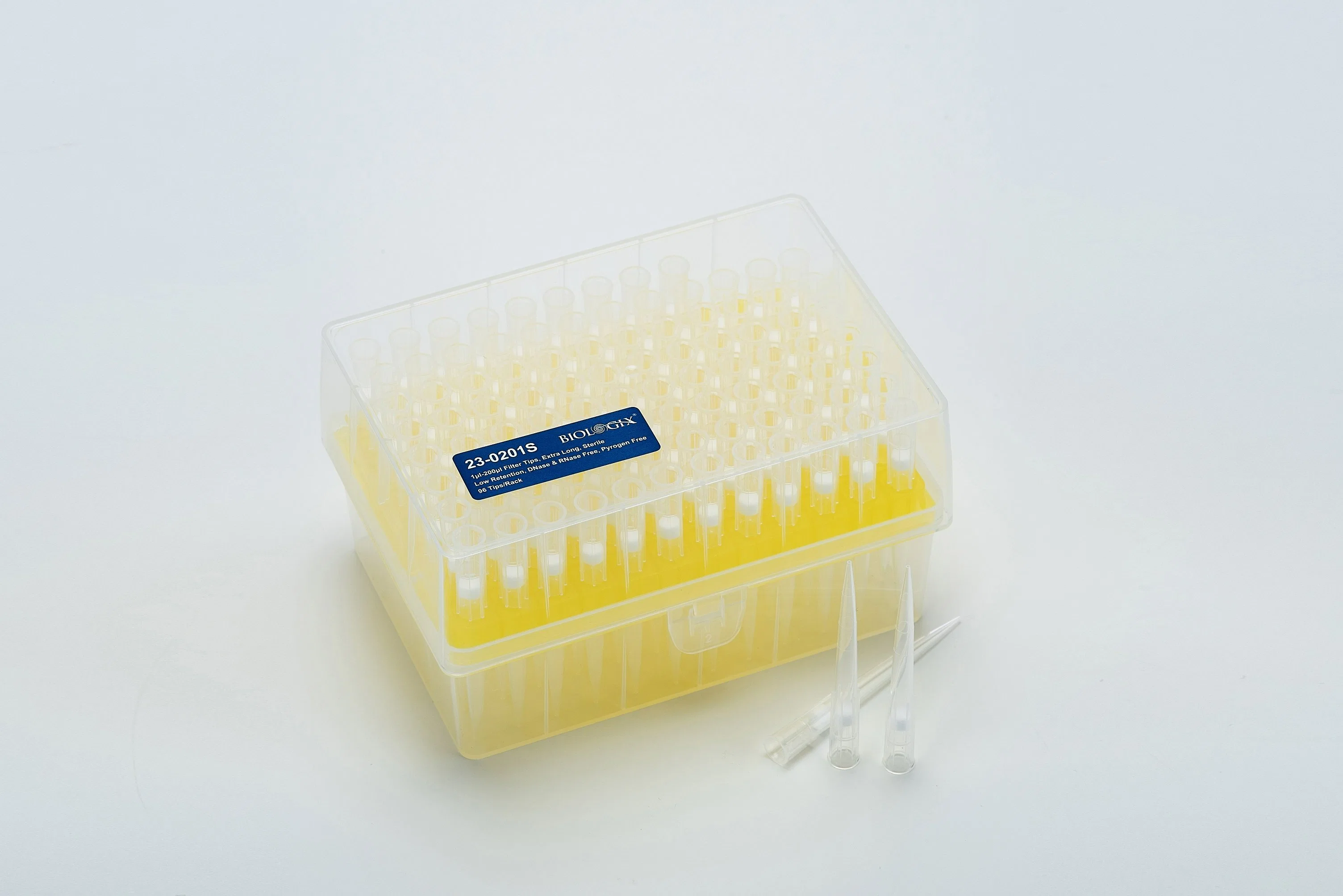 100UL Disposable Pipette Tip Disposable Medical Supplies Lab Pipette Tips With Filter