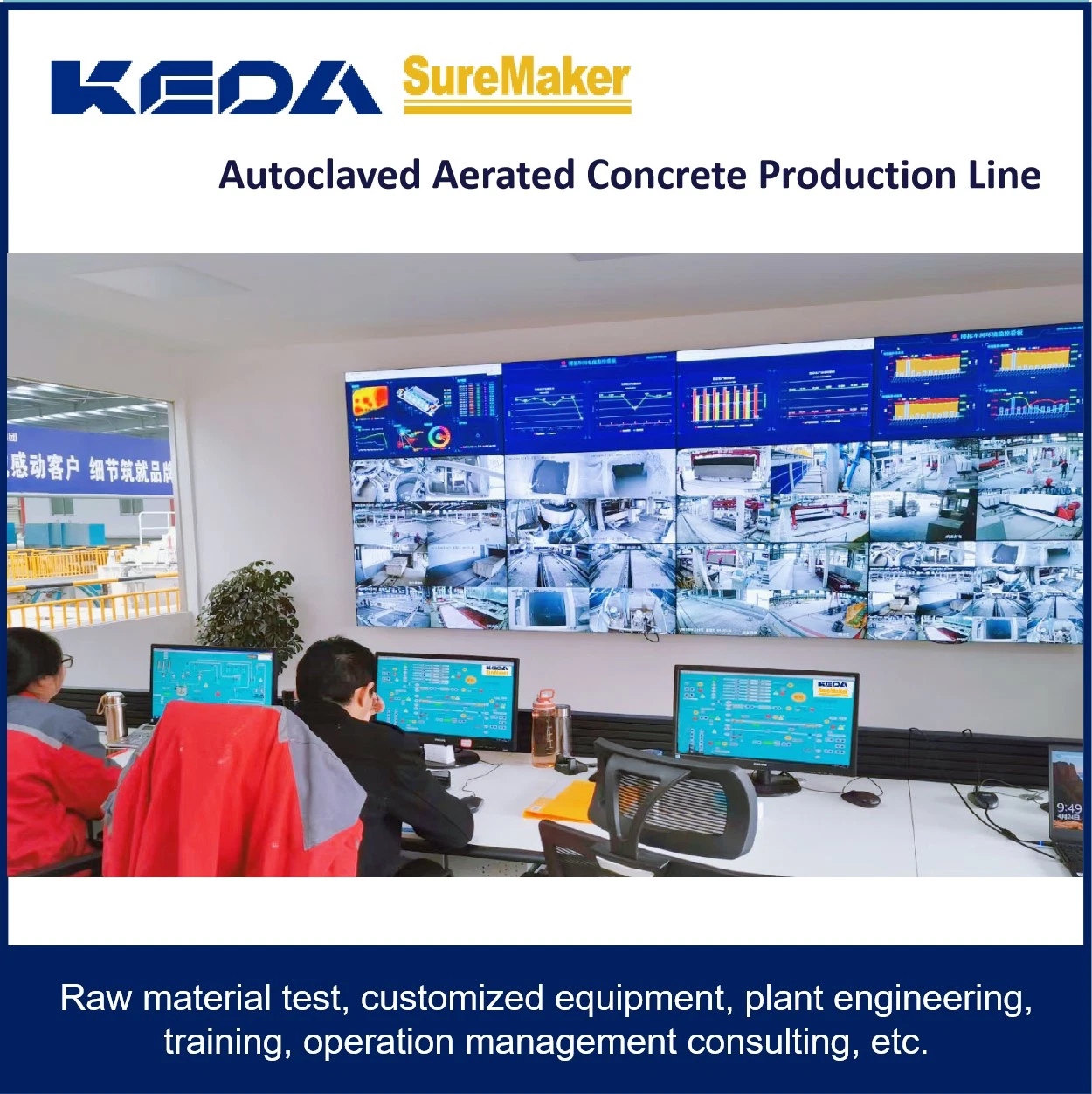 Keda Concrete Block Machine/ AAC Panel Making Line/ AAC Equipments