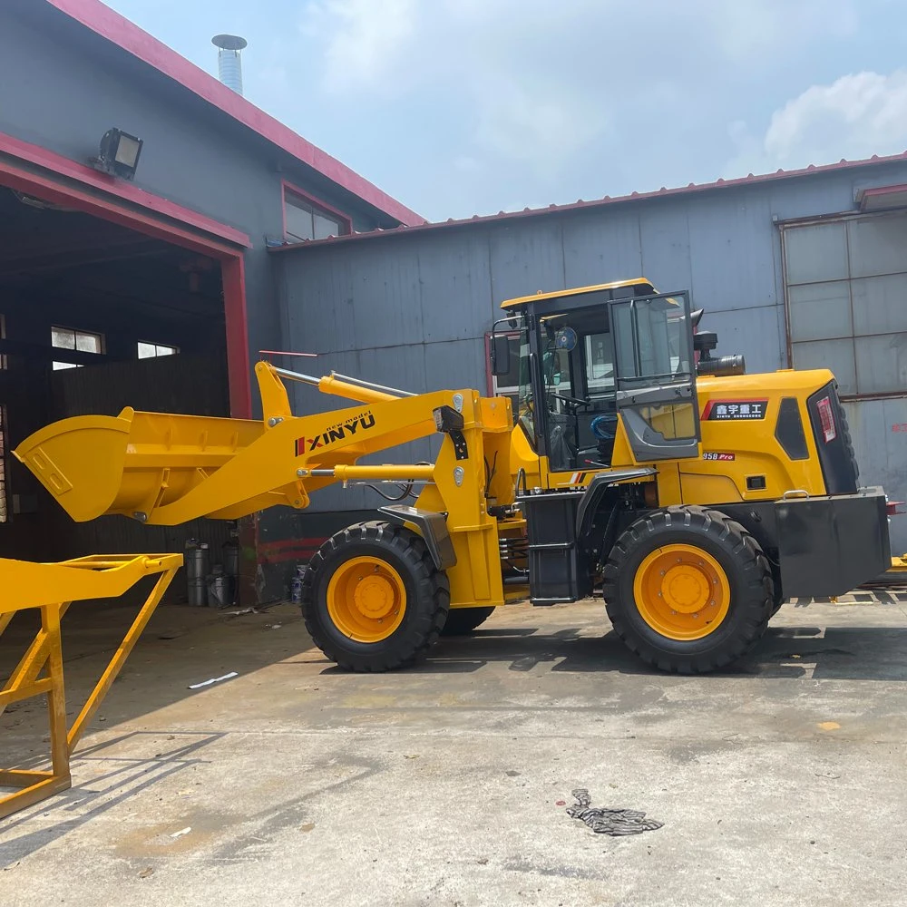 New Full Hydraulic Multifunctional Small Wheel Loader Zl958 ISO