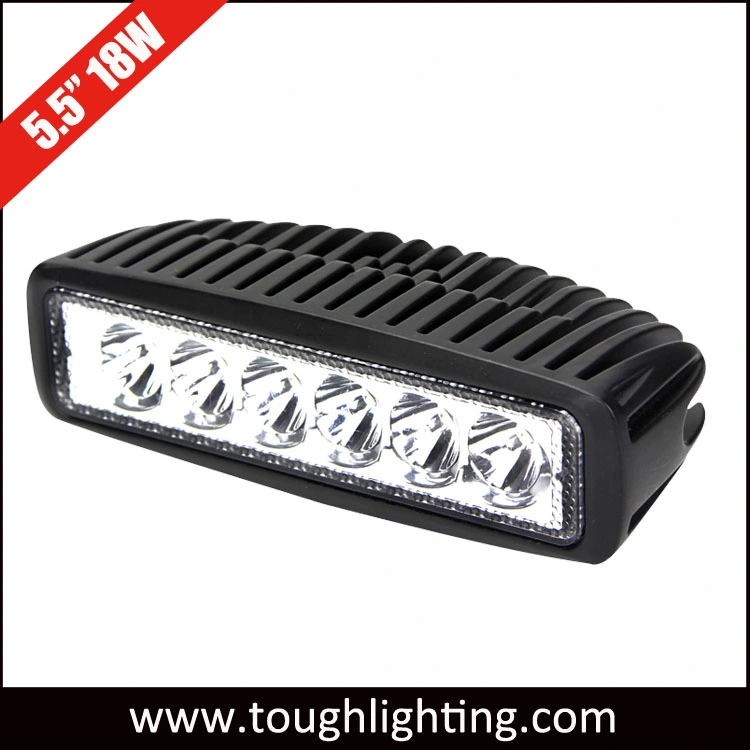 9-32V 6 polegada 18W LED Mini Barra de Luz de Trabalho Automático