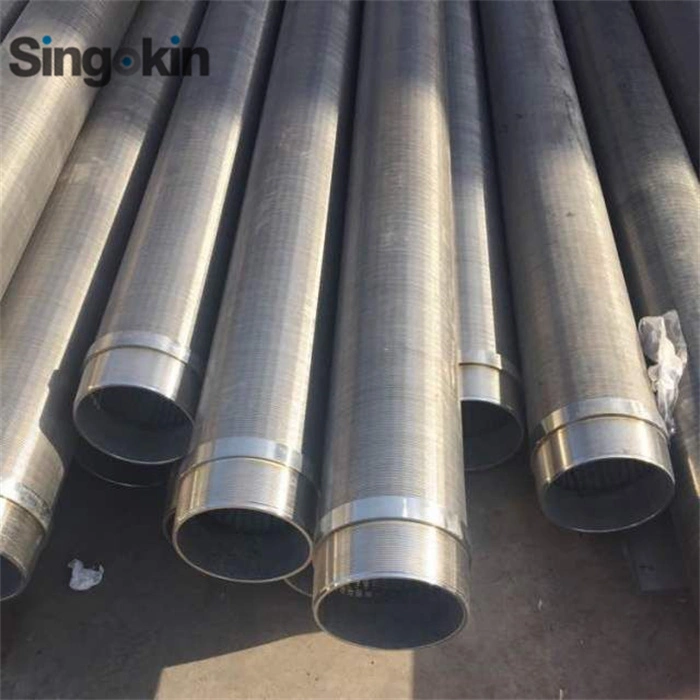 Stainless Steel Slotted Wedge Wire Screen Tube for Liquid Filter