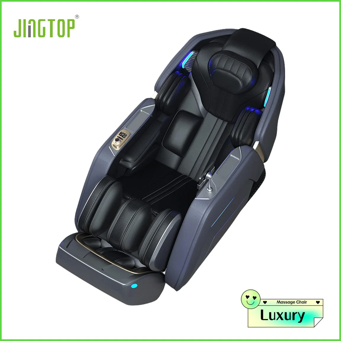 Jingtop Factory Direct 3D 4D نمط جديد بلا خطورة HiFi كرسي تدليك إمالة الموسيقى