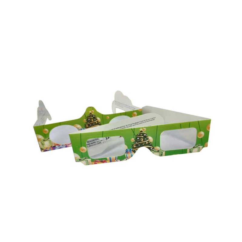 New Production for Paper Diffraction 3D Glasses Rainbow Effect Fireworks Glasses