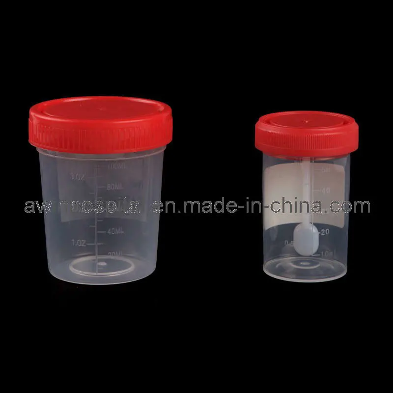 Disposable PP Material Hospital 30ml/40ml/60ml/120ml Urine Container