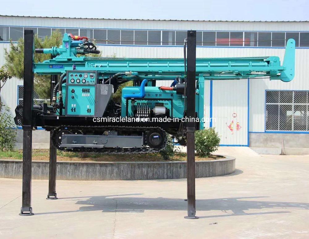 Crawler Full Hydraulic DTH Hammer Air Water Well Drilling Machine