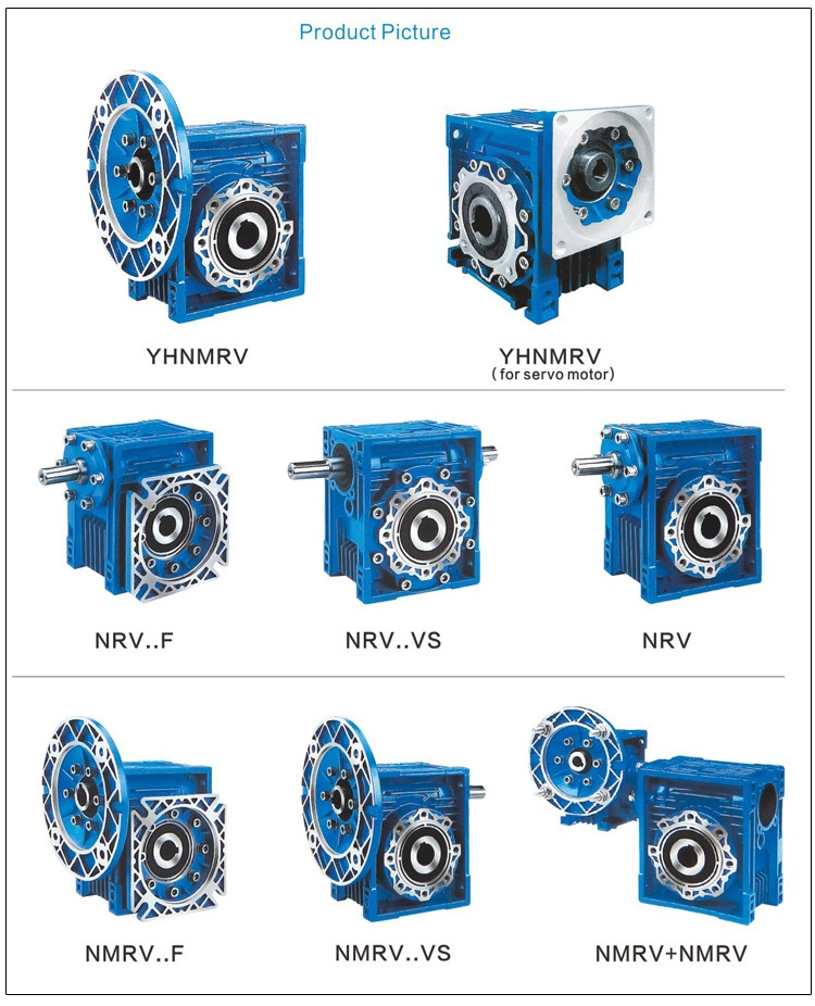 5~100 Speed Ratio Worm Gearbox for Various Applications