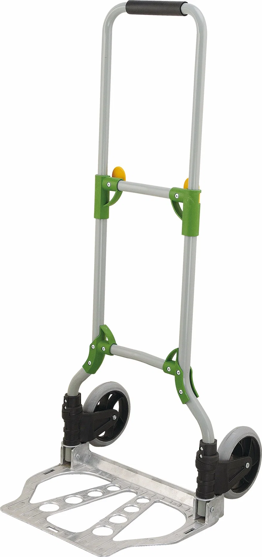 Folding Hand Truck, Portable Dolly Cart Foldable Lightweight 2 Wheels Push Cart Dolly for Moving