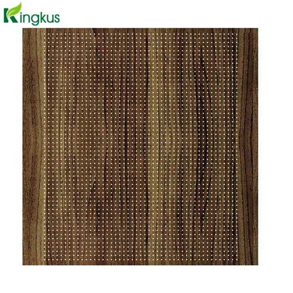 1mm Hole Wooden Perforated Wall Acoustic Panel for Sound Absorption