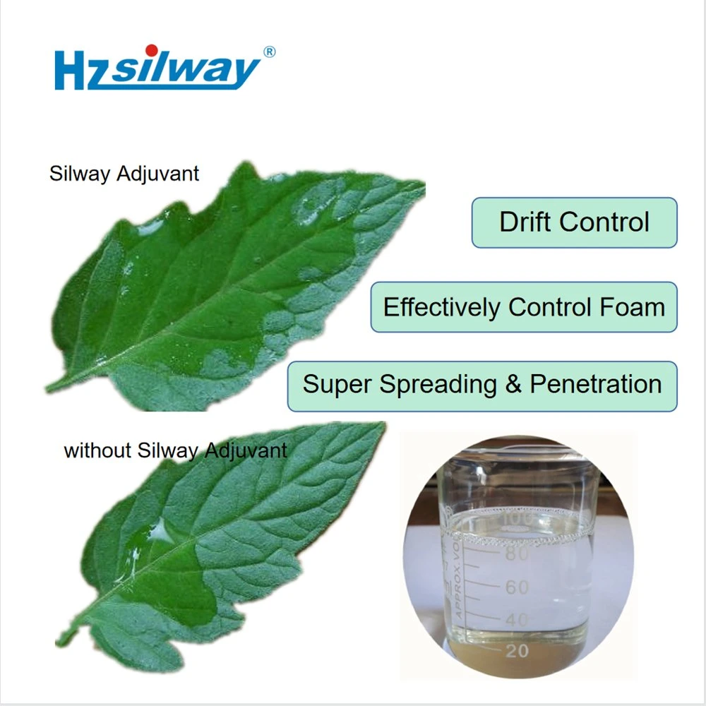 Silway Adjuvant силиконового герметика поверхностно-активные вещества сельскохозяйственного применения в качестве сельскохозяйственных химикатов присадки для устройства для внесения пестицидов