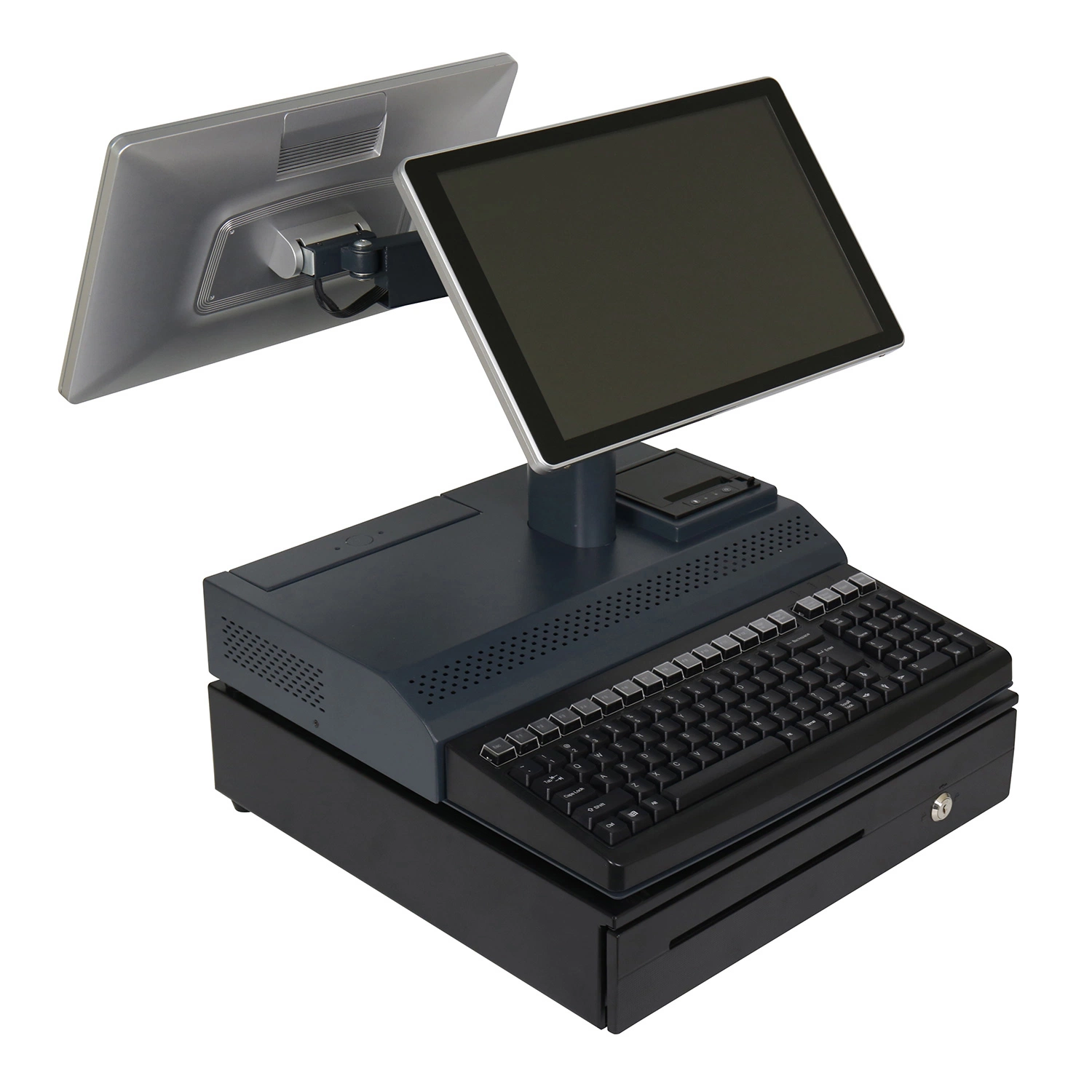 Dual Screen Design 15.4" All in One Payment Machine Windows POS System