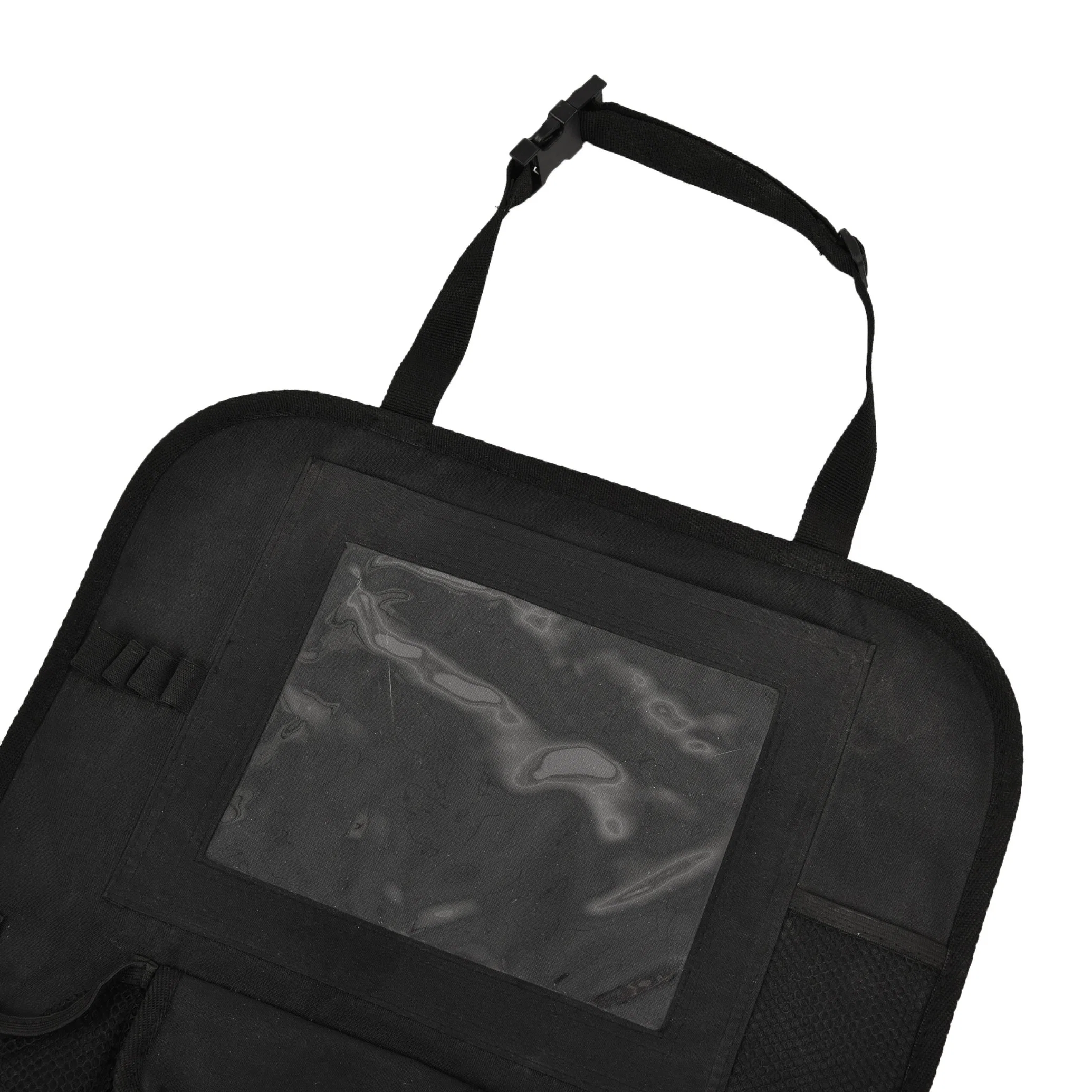 Black Strong Storage Bag Multiply Pockets Simply Design