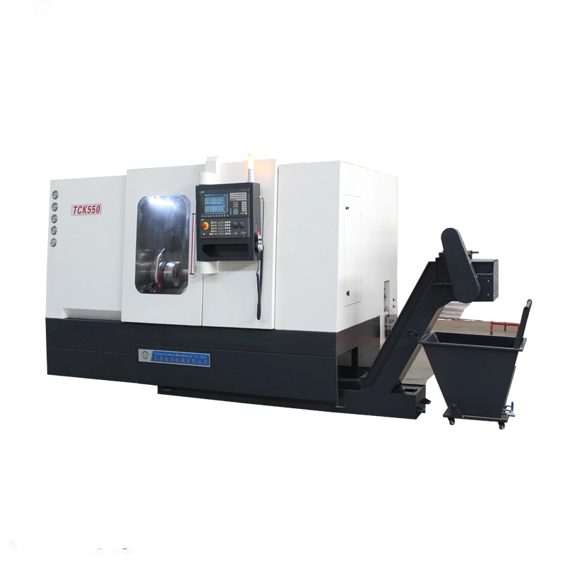 Tck50 Tck550 Ck50 Ck50L Small and Big Metal CNC Turning Center with Milling Automatic Slant Bed CNC Lathe with Power Tool Turret