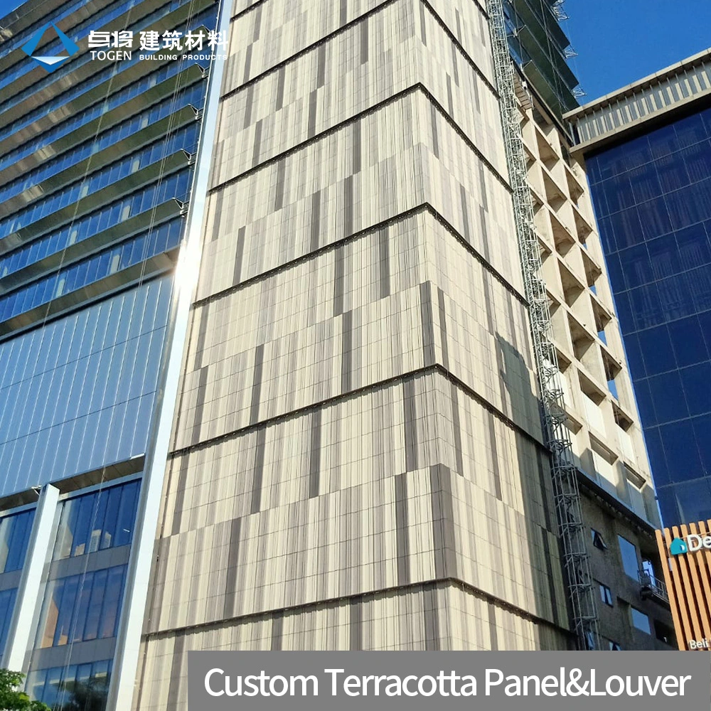 Terracotta Facade Panel Building Curtain Wall Cladding