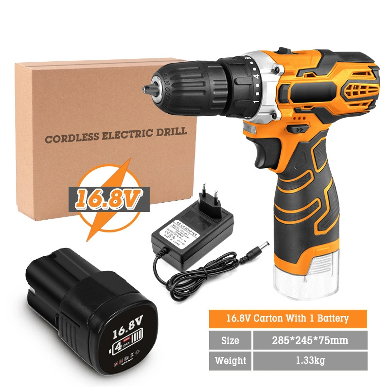 Cordless Drill Set with Charger and 2 X 2.0ah Li-ion Batteries, Power Drill