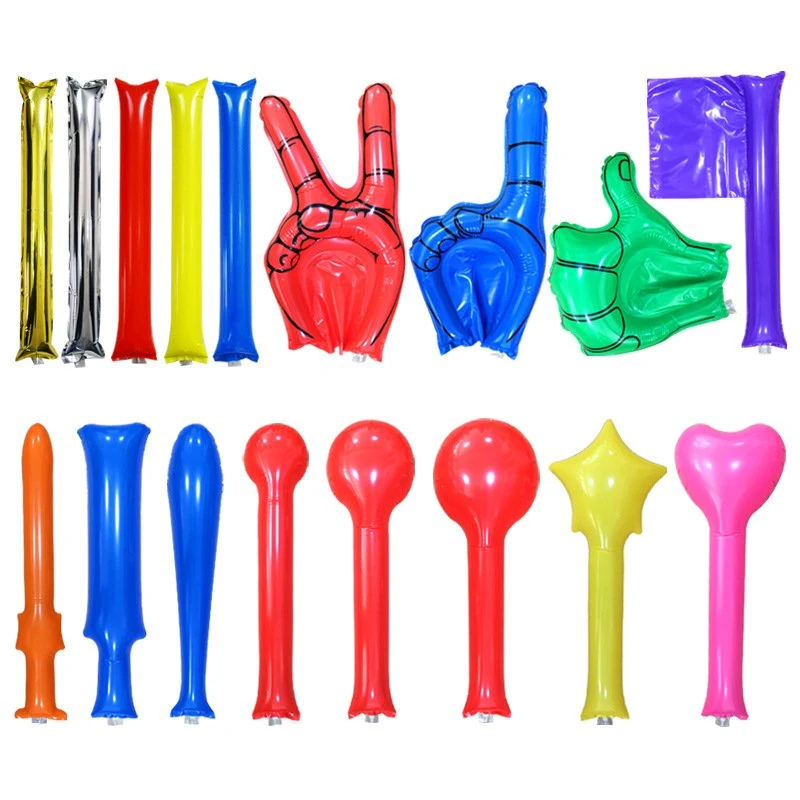 Sport Event Football Game Boom Fan Cheering Stick Inflatable Football Bang Sticks