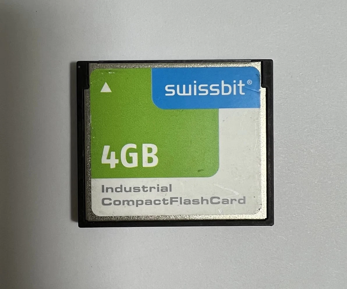 Swissbit CF Compact Flash 4G Industrial SLC Wide Temperature for CNC Machine Tools Medical Device Memory Cards