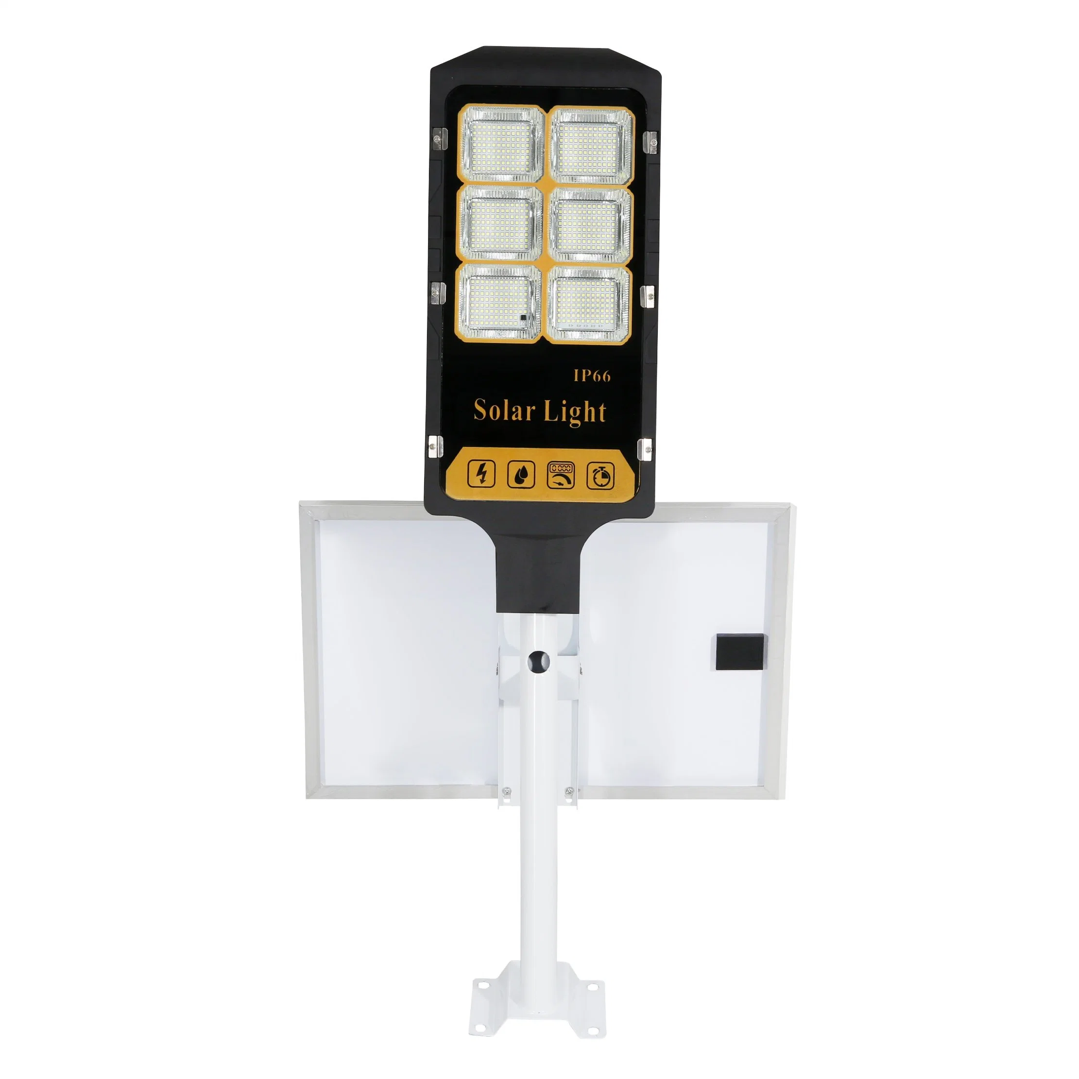 IP66 Ce RoHS ISO TUV 50W LED All in 2 Solar Street Flood Light 5000 Lumens