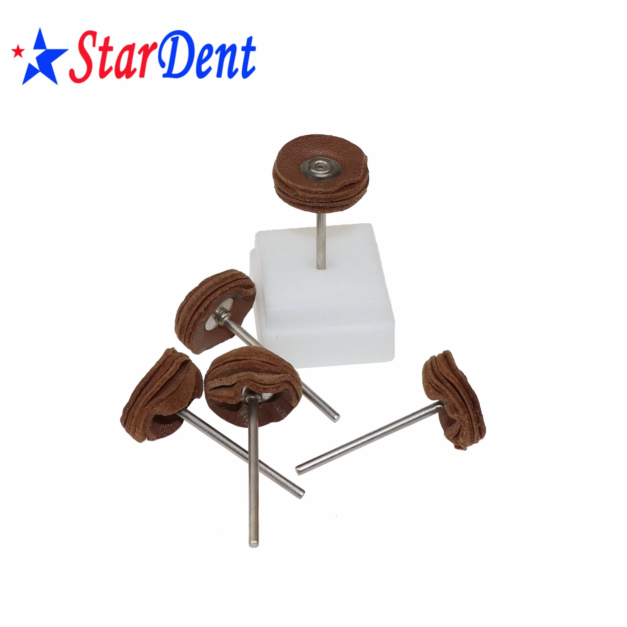 Dental Lab Material Polishing Deer Skin Wheel Dentistry Laboratory Grinder Brushes Dentist Grinding Low Speed Flat Brush All Materials