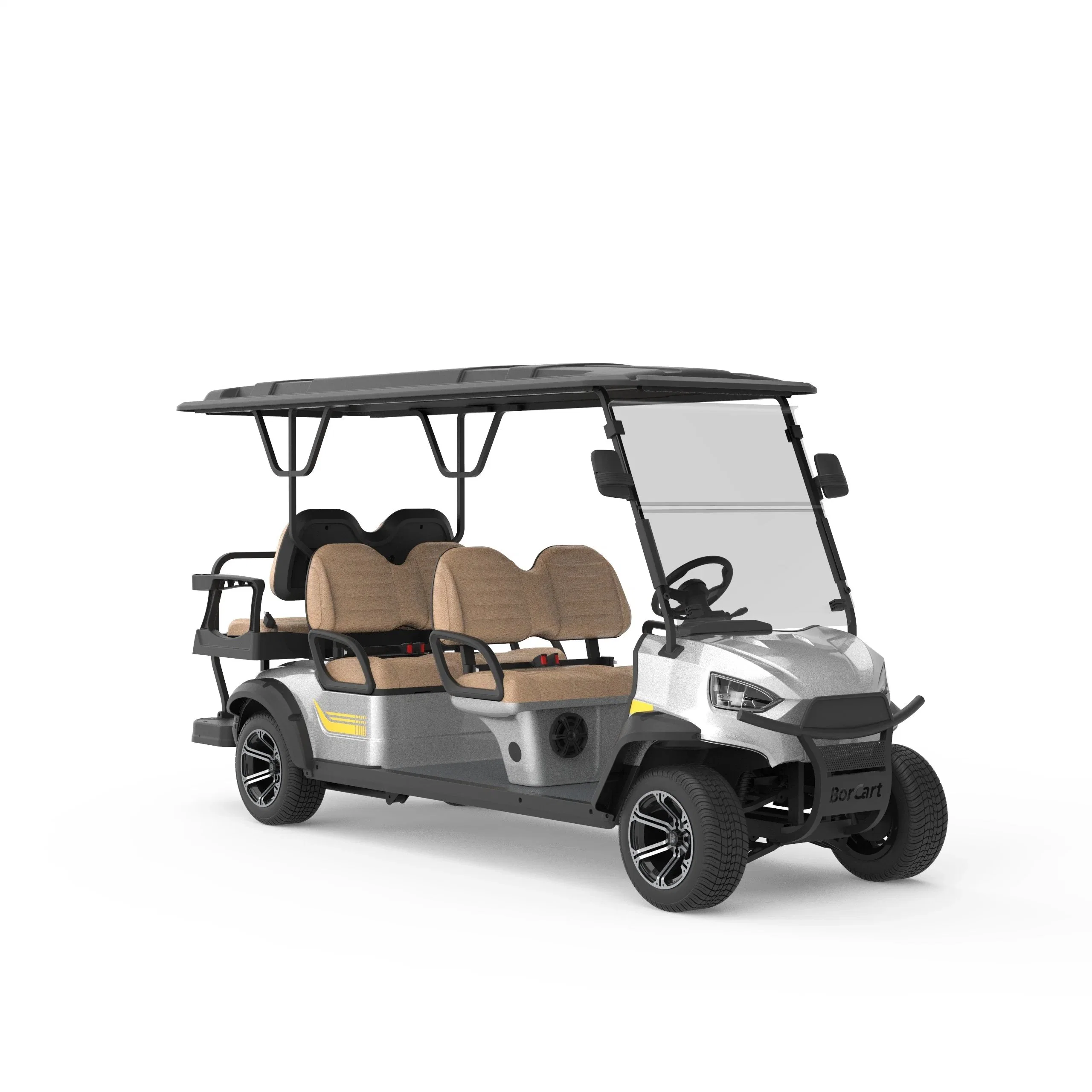 Low Price Electric Golf Cart Buggy Sightseeing Car 6 Seats