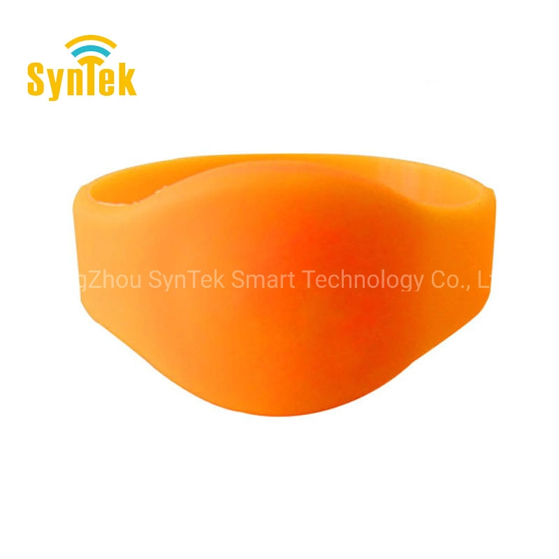 Medical Grade Silicone RFID 13.56MHz Wristband