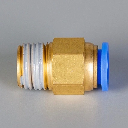 Factory PC Type Brass Pneumatic Male Connector Pneumatic Parts