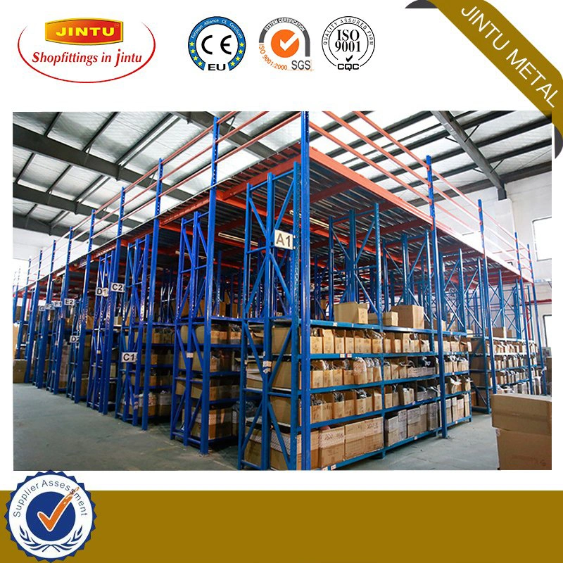 Steel Platform Structure Mezzanine Flooring Systems Storage Racking Shelf