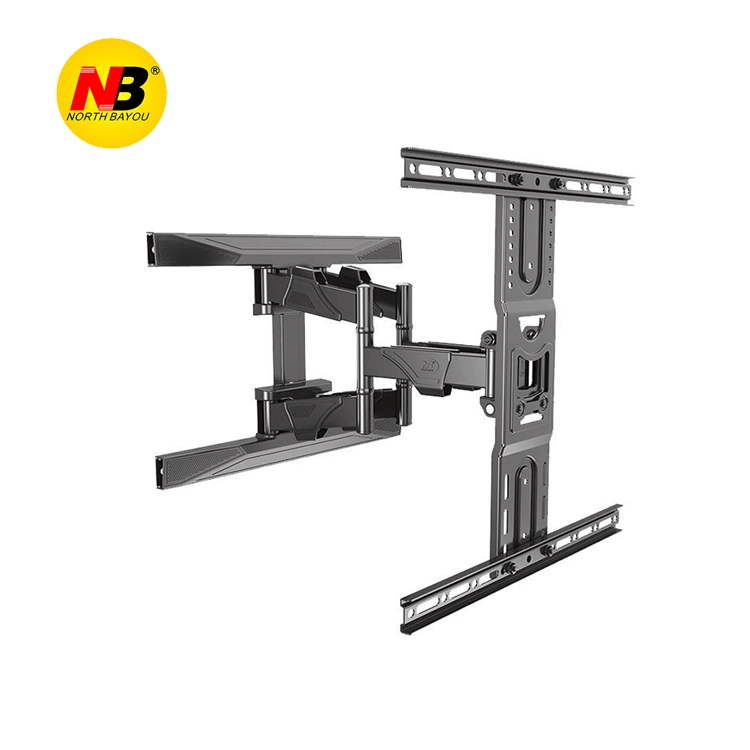 to Mexico Nb Avf1500-50-1p TV Mount Flat Panel Trolley LED LCD Plasma TV Cart Aluminum Alloy 32~65 Inch Lifting Height 1100mm-1500mm