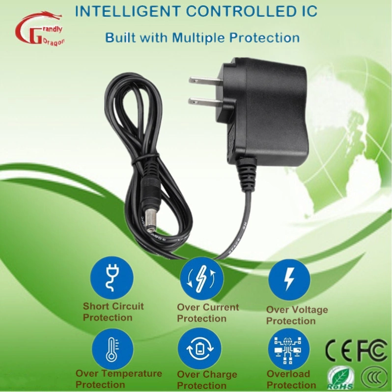 precio de fábrica 5V 1.5A enchufe de pared AC Adaptador de corriente DC 7.5 vatios 1500mA Fuente de alimentación en China