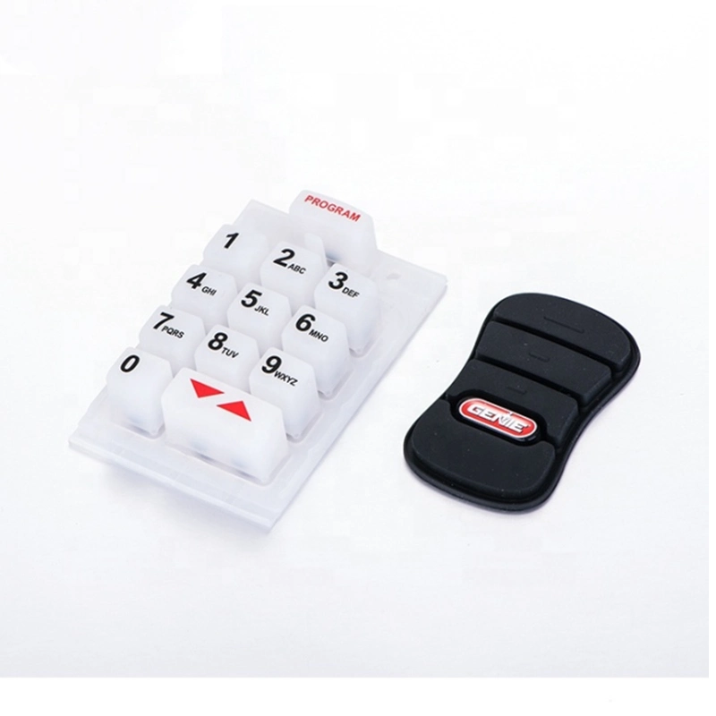 Rubber Keypad Customized Switch Single Button Silicone Remote Controller 100% Silicone Meet Customer&prime; S Demand, Membrane Switch