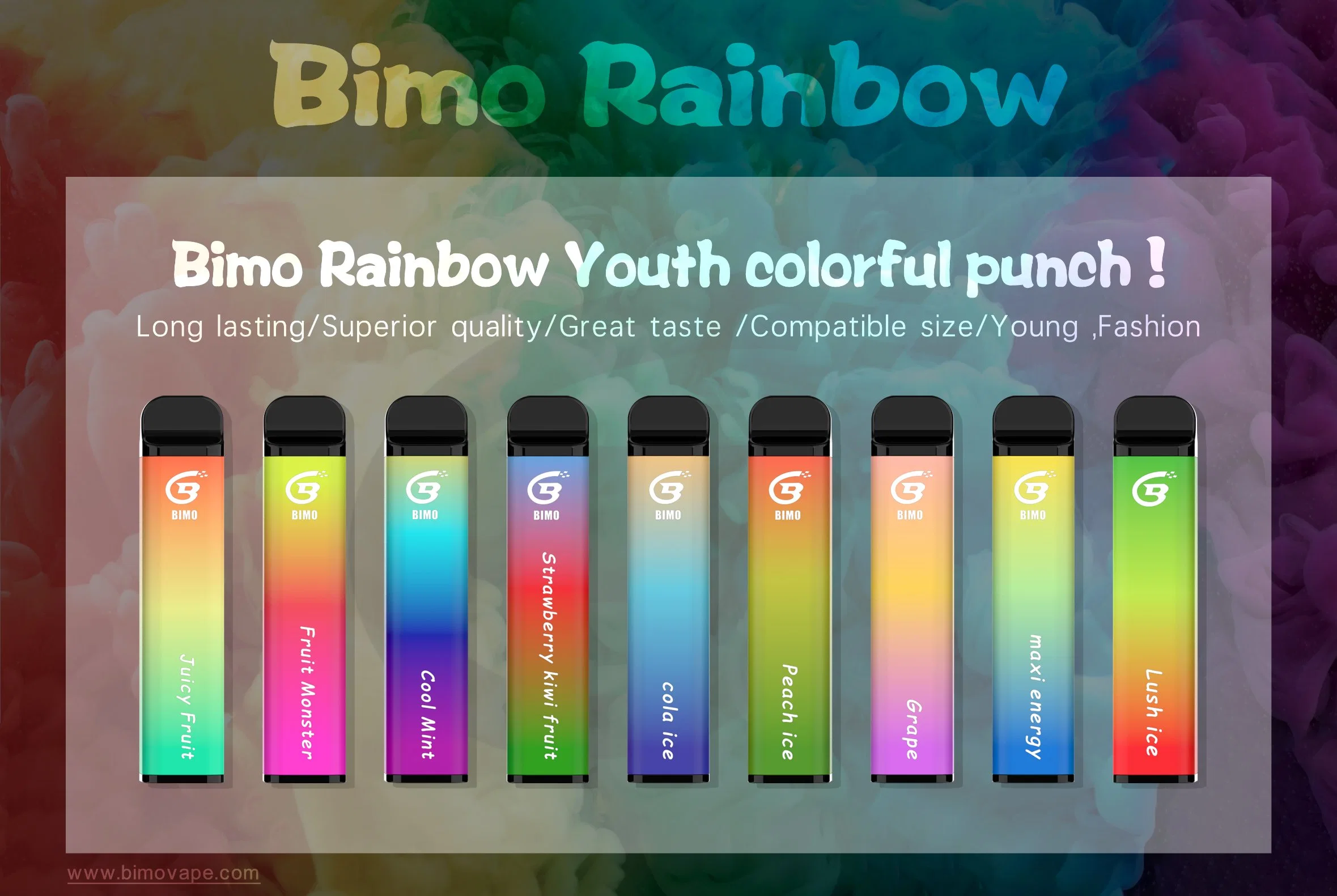 Cheap The Best Bimo 2000 Puffs Vape with 10 Flavors Disposable/Chargeable Vape