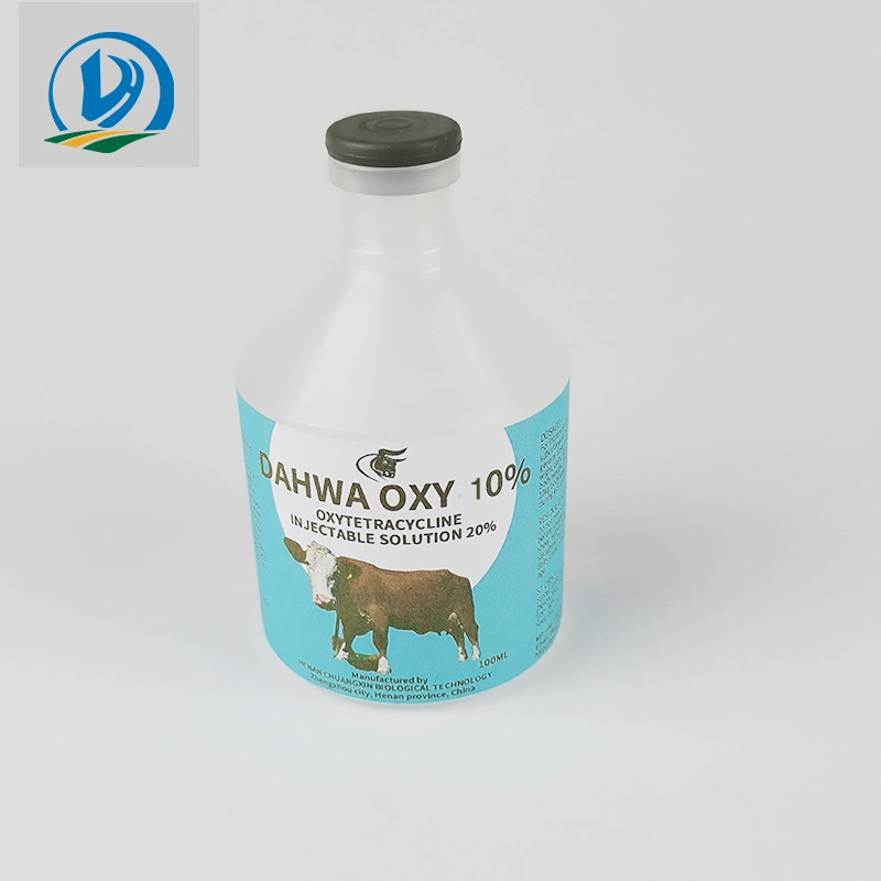 Veterinary Injection GMP 10% Oxytetracycline Injection 100 Ml/ 50 Ml for Animal Use