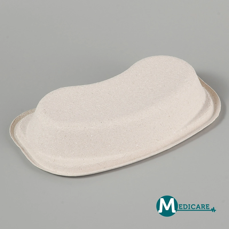 Biodegradable Single Use Paper Pulp Kidney Dish/Emesis Basin 500cc, 700cc