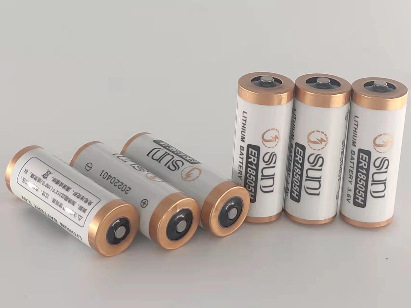 Er18505 Cylindrical Used for Consumer Electronics Non Rechargeable High Capacity 4000mAh 3.6V Lithium Battery Sunj