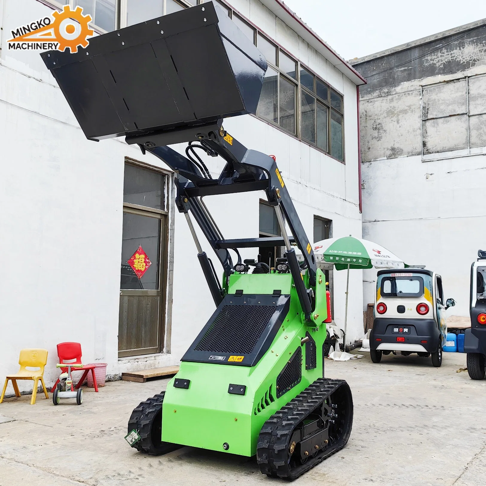 Chinese Skid Steer Loader Cheap CE Euro5 EPA Engine Diesel Wheel Crawler