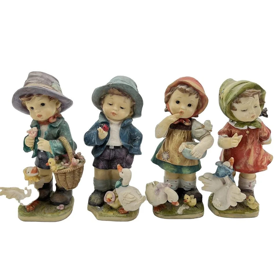 Funny Style Polyresin Children Decor