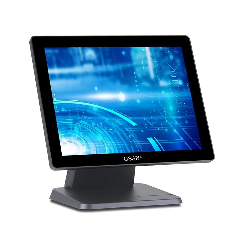 شاشة لمس عالية الجودة تراقب شاشة LCD TFT PC POS PC شاشة عرض Capacitive Touch Screen Monitor مقاس 15 بوصة