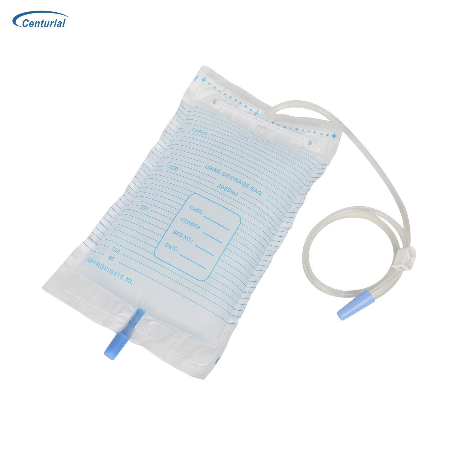 Medical Health Care PVC 2000ml Urine Bags Disposable Urine Bags for Patients