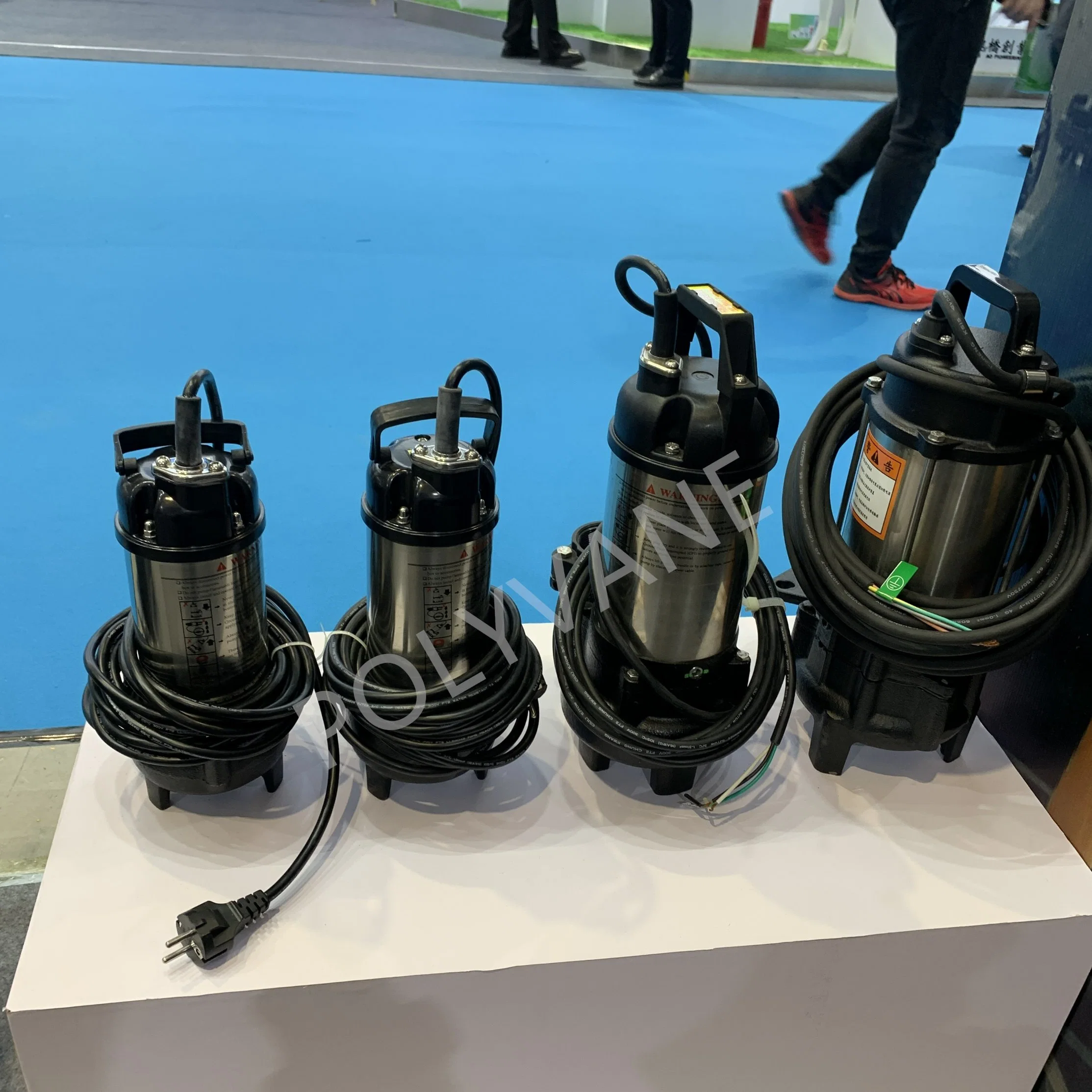 15kw Rugged Iron Construction Submersible Sewage Pumps with Cutter Impeller