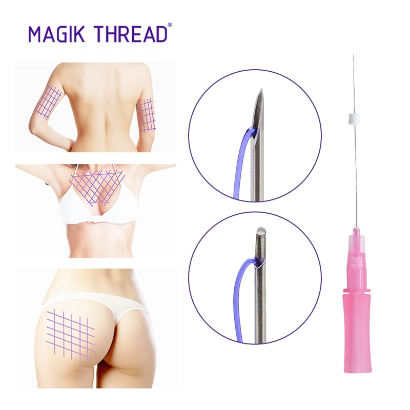 Magik Thread nez yeux corps cosmétiques collagène aop avec filetage Coût de levage