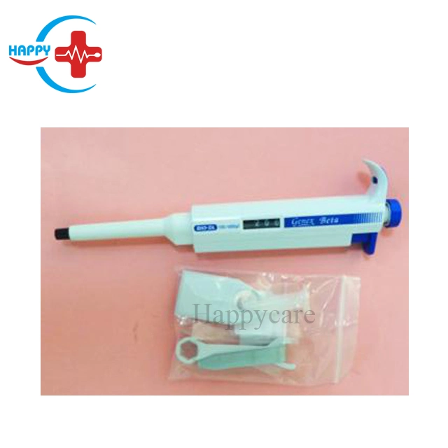 Hc-B071 Laboratory Ajustable Volume Basic Hot Sale Micropipette Single Channel Pipette